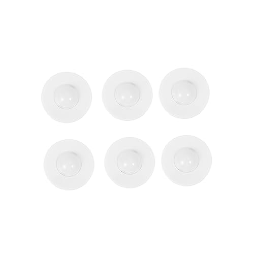 Garneck 6pcs Led Cabinet Lights Adjustable Brightness Touch Control Warm Light Battery Operated Night for Closets Cupboards and Wardrobes