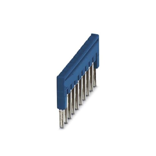 Peigne de pontage FBS 10-3,5 bleu 10 broches pour blocs de jonction