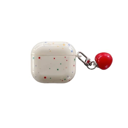 HJXFlying �K�p Airpods Pro 3 �P�[�X IMD�V���R�������킢�� ���敿 ���h�~ �ϏՌ� �ی�J�o�[ �L�[�z���_�[�t�� ���̎q �������� �G�A�|�b�h Pro 3�p - ���ʉ敗�̃J���[