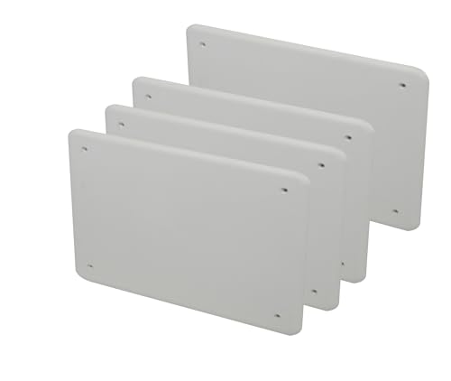 Tapa para cajas de derivación, tornillos de fijación incluidos (4, 294 x 152 mm)
