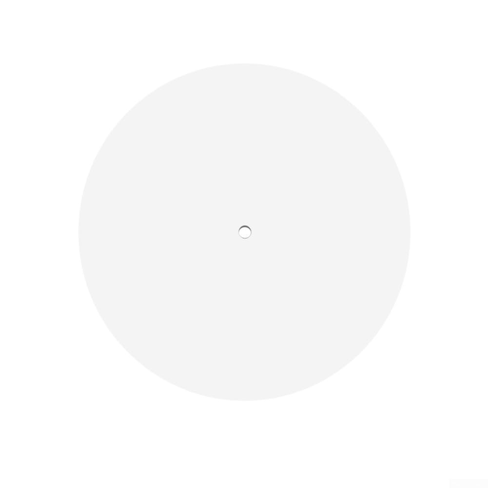 Blank Wooden Clock Face for DIY Wall Clock Projects, 5mm Thick Round Craft Shape, 8/10 / 12 Inch (White), Compatible with Quartz Movement(20cm)