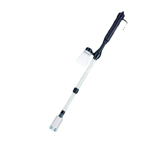 Demanca 水交換ポンプ 水槽清掃ポンプ クリーナーポンプ 水槽掃除機 電動式 長さ調整 水替え 砂掃除 魚糞清掃 アクアリウム用