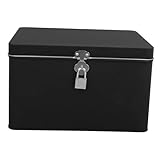 Protection de la vie privée : équipée d'une serrure, cette boîte de rangement offre une couche de sécurité supplémentaire pour vos biens, les gardant à l'abri des intempéries, boîte d'emballage de noël, boîte à fumer avec couvercle