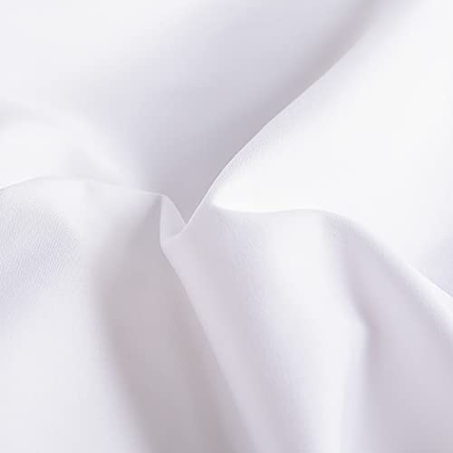 Sets de housse couette 230x260 fermeture éclair microfibre blanc lit 2p