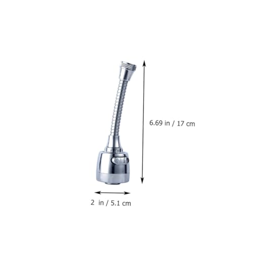 Ahorro de agua para cocina y baño con este extensor de grifo filtro regulable de 12 centímetros 3