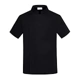 * CONCEPTION DE BOUTON: Manteau unisexe avec fermeture à bouton, résistant à l'usure, pas facile à tomber, facile à mettre et à enlever.