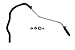 Sunsong 3404923 Power Steering Return Line Hose Assembly