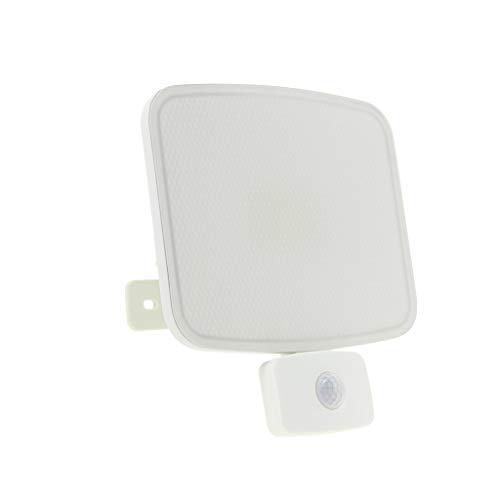 Projecteur extérieur blanc à détection LED intégrée 50W (4000 lumens) | Xanlite