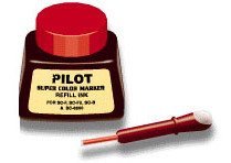 12 Pack Pilot Pen 43700 1oz Refill Ink for Permanent Markers - Red SCRF-RED by Pilot Pen product thumbnail 2