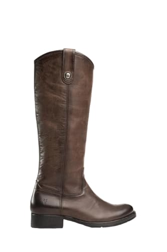 Image of Frye Melissa Button 2 Equestrian-Inspired Tall Boots for Women Made from Hard-Wearing Vintage Leather with Antique Metal Hardware and Leather Outsole - 15 inch Shaft Height
