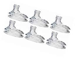Nuby (3 Packs) 6 Count Super Spout No Spill Replacement Spouts, Clear