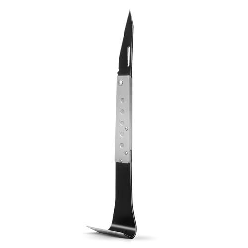 Hemoton Stainless Steel Tree Bark Cutter Branch Debarking Tool Garden Tool Handmade Pruning Aid for Gardeners