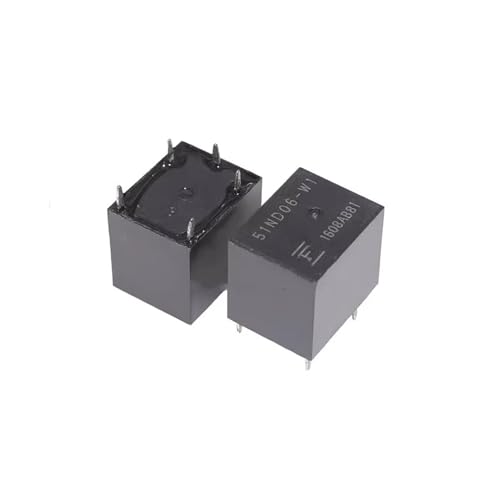Relais électromécanique 51ND06-W1 6V 5 broches pour circuit imprimé pack de 10