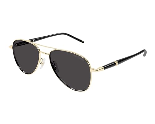 Montblanc Men's Mb0345s Sunglass Man Metal Sunglasses, Multi-Colour