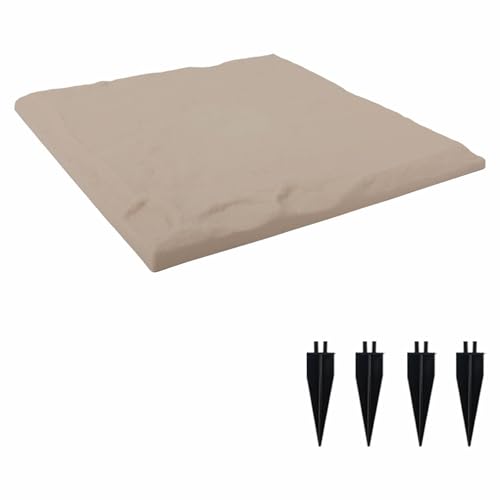 15 * 15in（42cm*42cm） Trittsteine für den Außenbereich, Gehwegpfahl in den Boden, große Trittsteine für Garten, Gehwege, Kunstharz, Trittsteine für Gehweg, K-Gartenarbeit Marineblau, Einheitsgröße