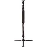 Vidpro MP-66 VentureMaxx Series Professional 70-Inch Monopod with Air Lock - Lightweight Anodized Aluminum Camera Camcorder Support Stand Adjustable 5-Section with 3 Feet Base Includes Carrying Case