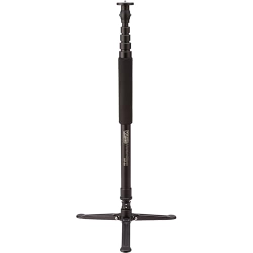 Vidpro MP-66 VentureMaxx Series Professional 70-Inch Monopod with Air Lock - Lightweight Anodized Aluminum Camera Camcorder Support Stand Adjustable 5-Section with 3 Feet Base Includes Carrying Case