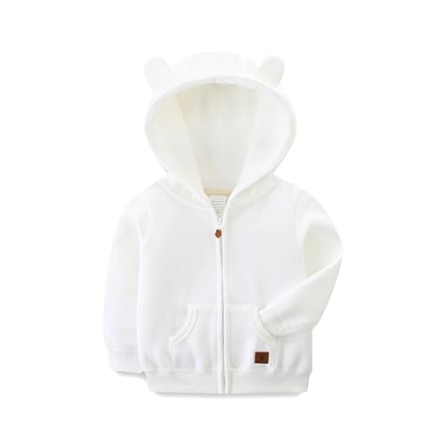 Baby Zip-Up Hoodies with Sherpa Lining