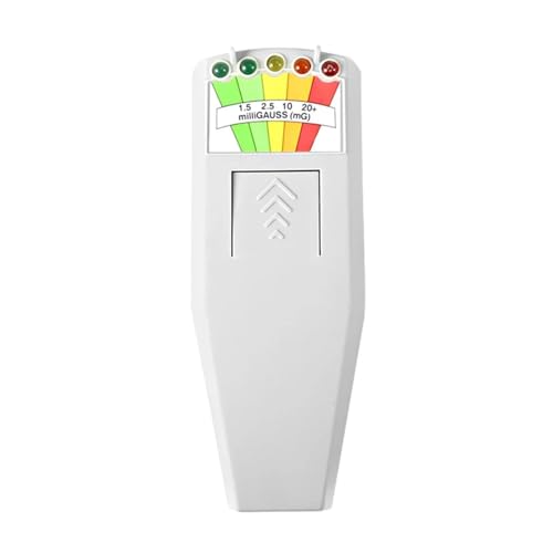 EMF Detector, K2 Electromagnetic Field EMF Radiation Tester Portable Digital Handheld 5 LED Meter Dosimeter Detector Electrical Instrument,for Home, Office(Gray)