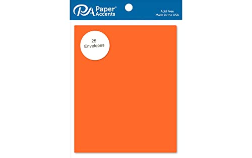 Envelope 4.38x5.75 25pc Orange