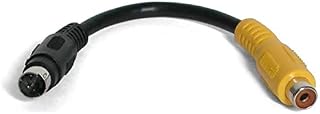 StarTech.com 6 in. S Video to Composite Video Adapter Cable - S-Video to Composite Video - Low Profile - 4 Pin S Video to RCA (SVID2COMP)