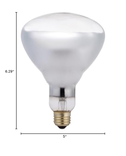 Philips LED 416750 Heat Lamp 125-Watt BR40 Clear Flood Light Bulb Warm White