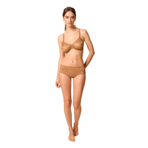 Gossard Womens Glossies Sheer Molded Bra, Bronze, 32E UK