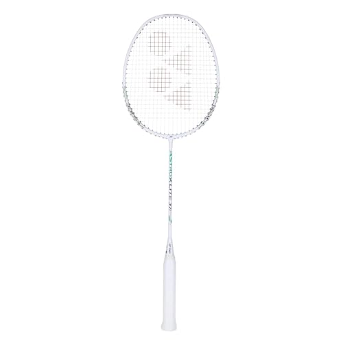 Image of Yonex Astrox Lite 37i Strung Badminton Racquet, Lightweight, High Flex, Fast Swing Power and Control, for Beginners and Intermediate Players (Pearl White, 5U4)