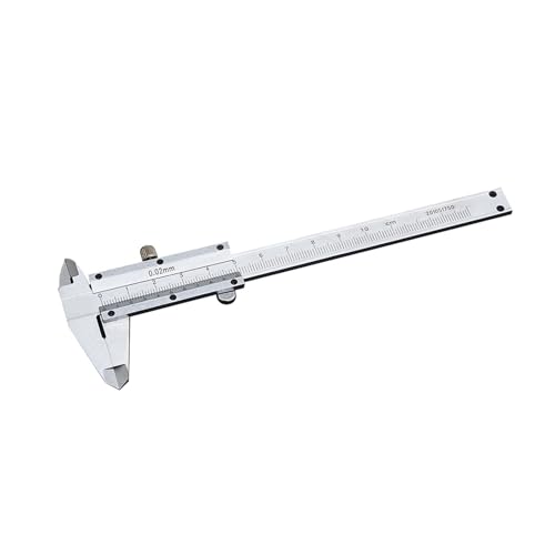 Calibrador Vernier mini con precisión de 0,02mm y rango de 0-100mm en acero inoxidable