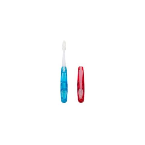 SoFresh Oral Care, Travel Soft Flossing Toothbrush (Assorted Colors) Cover