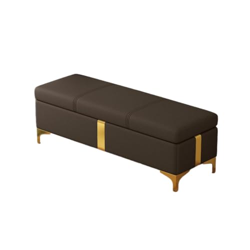 Banquette bout de lit marron pour sublimer votre chambre - 2