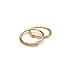 Simple Gold Cartilage Hoops, Upper Ear Piercing, Sleeper Hoops in Gold Filled Wire