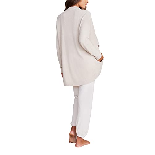 Barefoot Dreamscozychic Ultra Lite Shawl Pointelle Cardi, Sweater, Travel, Super Soft Sweater, Stone, L/Xl #TOP2