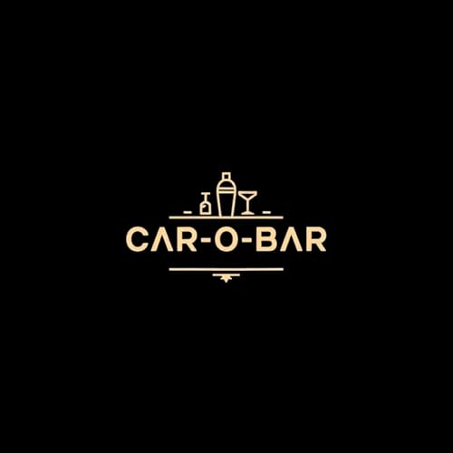 Image of CAR-O-BAR Premium Multipurpose Rack Organizer | Wooden Serving Rack | 3-Tier Countertop Wine & Whiskey Rack Mini Bar Organizer | Multipurpose Retro Bar Shelf for Home Decor (36.0X30X23cm)