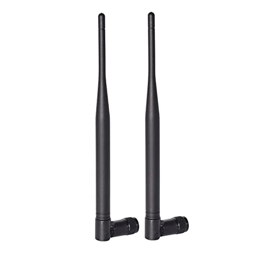 Superbat 4G Lte Antenna 6Dbi Sma Male Antenna Black For Hotspot Trail Camera Game Camera Outdoor Security Camera 2-Pack #TOP3