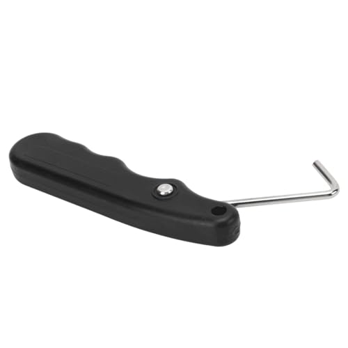Tensor de patines de hockey, herramienta de ajuste de encaje de hockey - Tirador de encaje Hockey Tirador de encaje de acero inoxidable - Mango de herramienta de patinaje plegable, accesorios antidesl