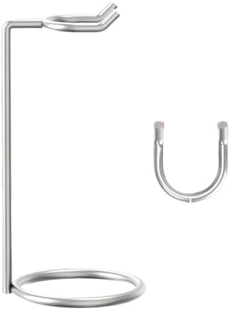 Leadigol Shaver Storage Rack for Men,Stainless Steel Shaver Display Stand,Portable Display Rack with Long Handle Support,Razor Brush Holder(Silver) image 4