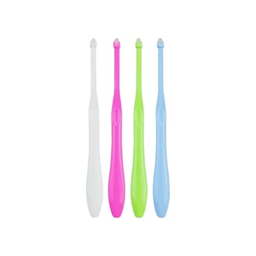 Cepillos de dientes monopenacho para limpiar aparatos y espacios reducidos 4