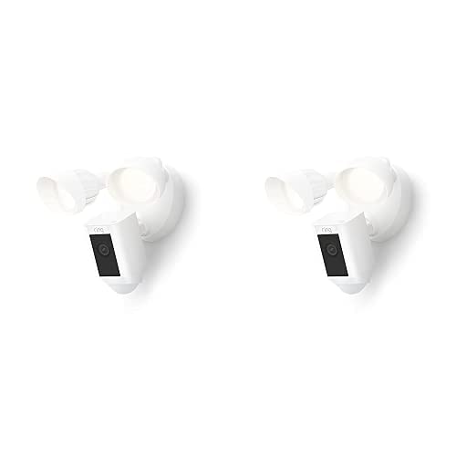 Ring Floodlight Cam Wired Plus With Motion-Activated 1080P Hd Video, White (2021 Release) (Pack Of 2) #TOP10
