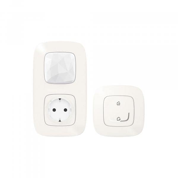 Legrand 752996 Valena Allure with Netatmo Starterpaket Gateway + Master-Switch, Perlmutt