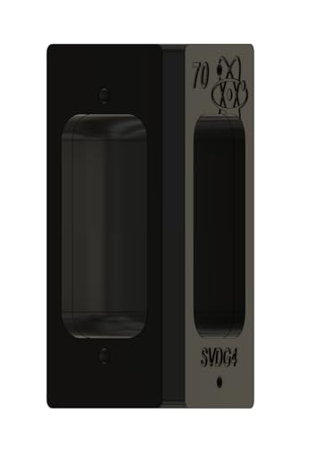 Image of Angled Doorbell Wedge Mount Bracket compatible with Aqara G4 G410 Smart Video Doorbell (Black, 70-Degree)