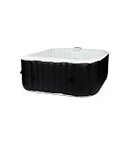 SUN SPA Spa hinchable cuadrado laminado - 4 personas - 1.55 x H 0.65 m