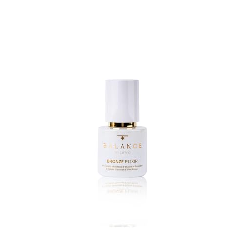 BALANCE MILANO 30ml Siero Autoabbronzante Viso con DHA, Eritrulosio e Acido Ialuronico - Siero Idratante Viso Made in Italy - Abbronzatura Naturale Senza Sole, Colorito Uniforme e Luminoso - Skin Care