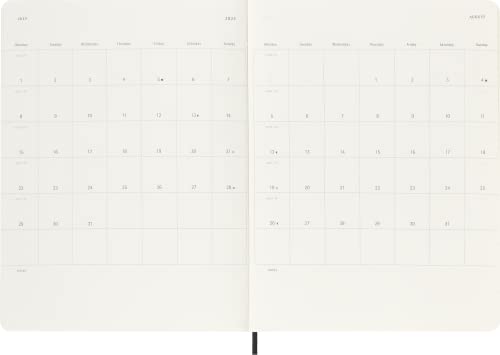 Moleskine Classic 12 Month 2024 Weekly Planner, Soft Cover, XL (7.5" x 9.75"), Black by Moleskine - Image 3