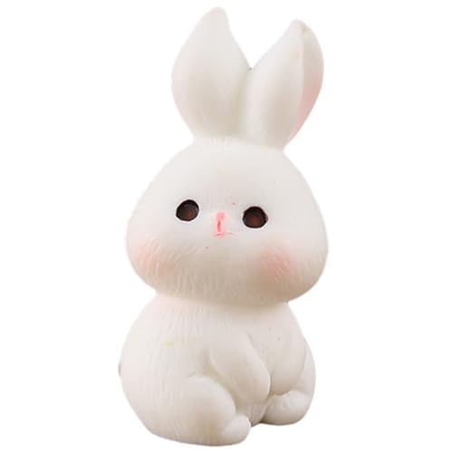 Resina de Pascua Miniatura Suministros Animales Estatua de Animales Hada Jardín Decoración