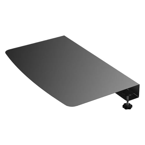 Yaztauho Tisch Erweiterung Für Schreibtisch | Klemmbefestigung Tastaturauszug Für Schreibtisch - Halterung Adapter Verlängerung Für Monitor L Form Tischecke Zuhause Reisen Studentenwohnheim