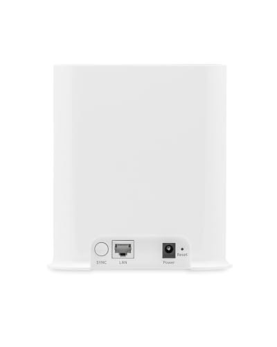 Arlo Zertifiziertes Zubehör, SmartHub, Lokaler Speicher - Micro-SD-Karte, WiFi WLAN 2,4 GHz, Kompatibilität Mit Arlo Kameras Und Klingeln, Konnektivität Apple HomeKit, Ethernet-Kabel, Weiß