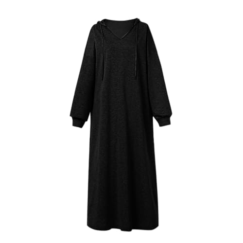 Robe à capuche avec cordon de serrage ajustable et coupe ample moderne - 3