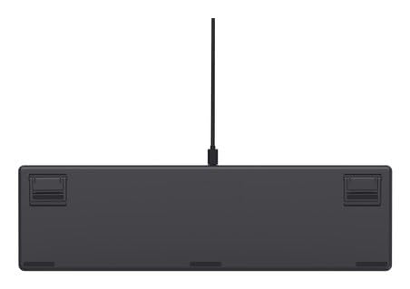 Trust GXT 871 Zora Teclado mecánico QWERTY EE.UU. con iluminación RGB, Interruptores Huano Lineal, Software Incluido, Anti-Ghosting N-Key Rollover USB programable Gaming Keyboard PC portátil