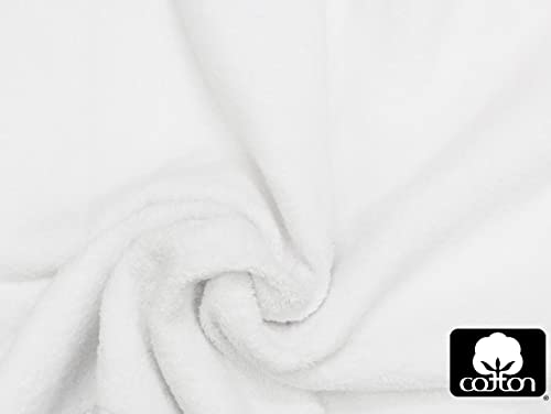 Cotton Craft FBA_73648 Ultra Soft 6 Pack Hand Towels 16X28 White Weighs 6 Ounces Each - 100% Pure Ringspun Cotton - Luxurious Rayon Trim thumb #8